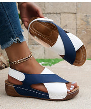 Fashion Summer Sandals Women Shoes Wedge Women Shoe Beach Women's Sandals Retro Party Footwear Female Sandalias Mujer
