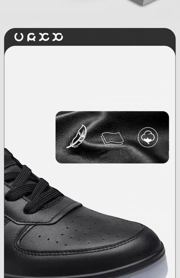 Men Shoes Genuine Leather Casual Shoes Fashion Sneakers British style Cow Leather Men Shoes New Men Sneakers