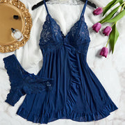 Erotic Underwear Sleepwear Sexy Lingerie Woman Transparent Porno Sexual Clothing Babydoll Underwear Crotchless Sleepwear Pajamas