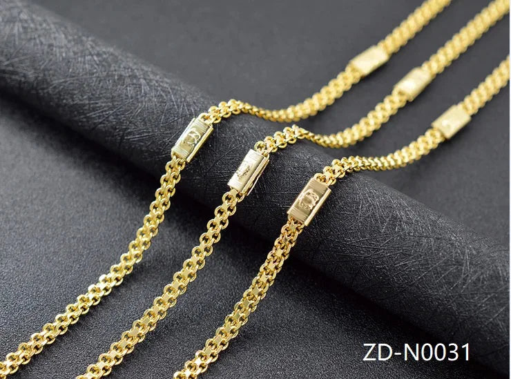ZEA Dear Jewelry Bohemia Jewelry Link Chain Necklace For Women High Quality Copper Jewelry For Engagement Dubai Jewelry Findings