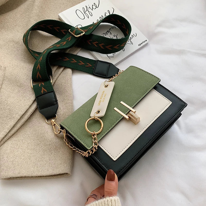 2023 New Ladies Messenger Bags Fashion Mobile Phone Bags Casual Shoulder Bags Contrast Color Ladies Bags Luxury Designer Bags