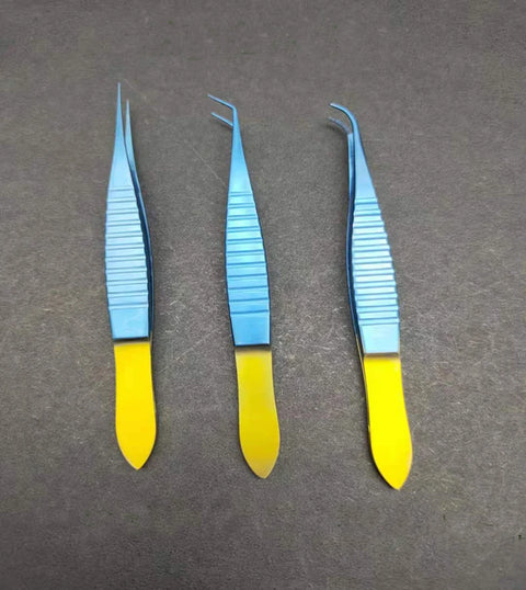 Beauty Hair Transplant Tweezers Stainless Steel Titanium Alloy Hair Transplant Tweezers Combination Set Beauty Hair Transplant T