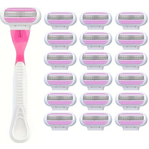 Women Safety Razor Blades Face/ Leg/ Armpit/ Bikini Beauty Hair Removal Shaving Compatible Venus Shaver