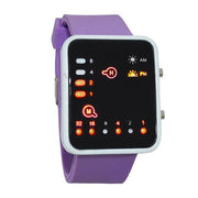 Binary Led Watches Men Watches Fashion Dot Led Digital Electronic Watches Fashion Sports Silicone Watches Couple Watches