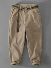 2025 New Men's clothing, Japanese workwear, pants, versatile, loose fit, youth heavyweight casual workwear, men's pants
