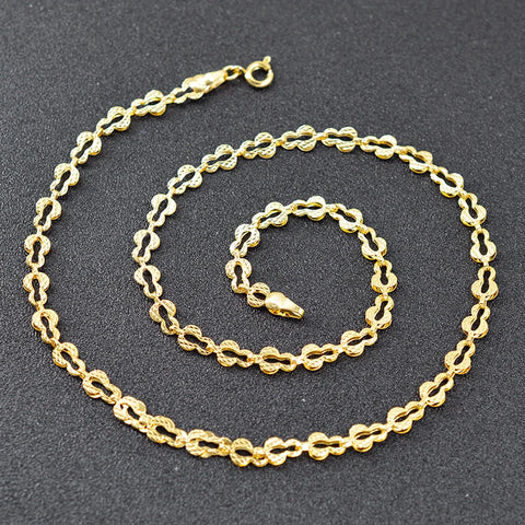 ZEA Dear Jewelry Bohemia Jewelry Link Chain Necklace For Women High Quality Copper Jewelry For Engagement Dubai Jewelry Findings