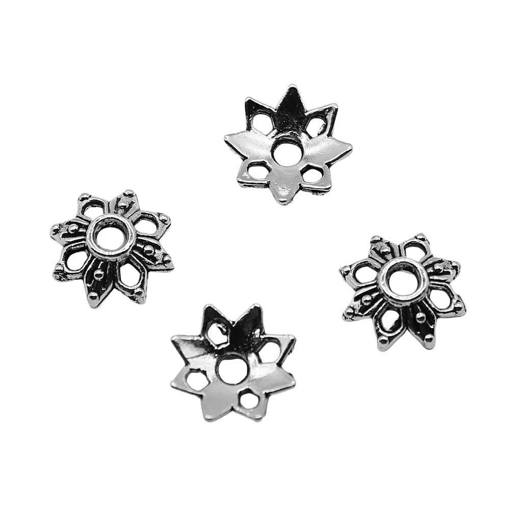 50pcs 9x9mm Bead Caps For Jewelry Making DIY Jewelry Accessories Beads Caps Jewelry Finding