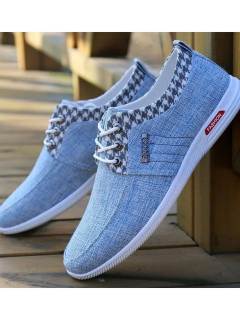 2025 New Arrival Canvas Shoes Men Spring Summer Casual Canvas Shoes For Men Flats Men Shoes Driving Sneakers Men Shoes