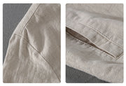 men clothing fashion 2024 linen men's jackets Spring Autumn Coat casual mens tops simple solid clothes for men