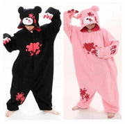 Gloomy Bear Character Peripheral Pink Jumpsuit Winter Sleepwear Home Outfit Kawaii Black Couple Sleepwear