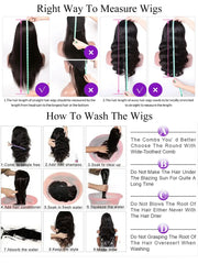 200%Density Human Hair Wig Highlight Loose Deep Wigs 13x6 Lace Front 100% Brazilian Remy Hair Preplucked Hairline With Baby Hair