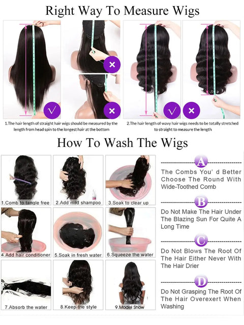 200%Density Human Hair Wig Highlight Loose Deep Wigs 13x6 Lace Front 100% Brazilian Remy Hair Preplucked Hairline With Baby Hair