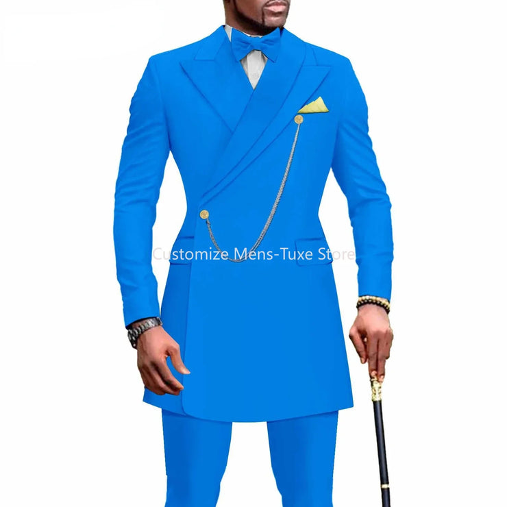 2024 New  African Men Slim Two-piece Set  Men Clothing  Conjunto De Moletom Masculino Terno  Men Clothing