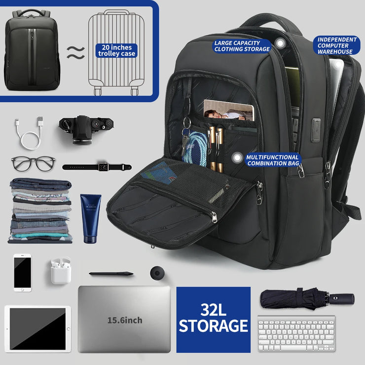 Tigernu Backpacks For Men Bags For Business Backpack 15.6 17inch Laptop Backpacks Male Travel Backpack Bags Schoolbags Knapsack