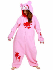 Gloomy Bear Character Peripheral Pink Jumpsuit Winter Sleepwear Home Outfit Kawaii Black Couple Sleepwear