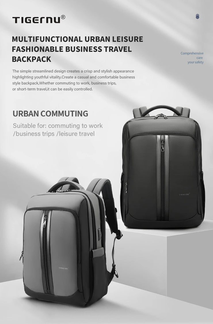 Tigernu Backpacks For Men Bags For Business Backpack 15.6 17inch Laptop Backpacks Male Travel Backpack Bags Schoolbags Knapsack