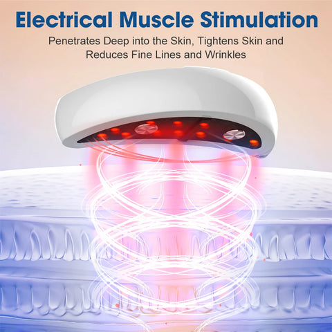 EMS Electric Eye Massager for Women Home Use Beauty Product with Light Therapy for Eye Massage Reduce Fine Lines, Dark Circles
