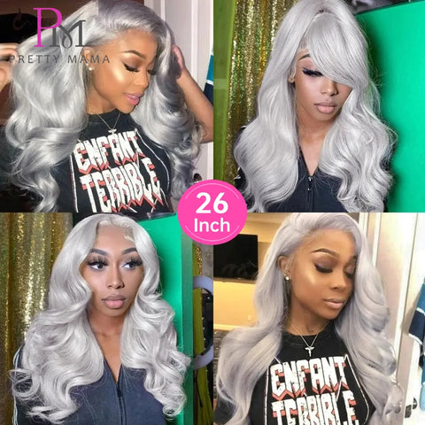 13x6 Cyan Blue Lace Front Wig Body Wave Light Green Lace Front Wig Human Hair Pre Plucked Blonde 613 Lace Frontal Wigs For Women