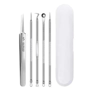 3-8Pcs Blackhead Clip Pimples Tweezer Blackhead Remover Stainless Steel Cell Clip Beauty Product Acne Needle Skin Cleanning Tool