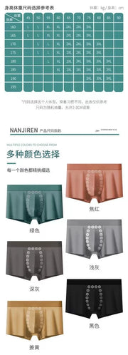 Magnetic Underwear Magnetic Home Physiological Underwear Comfortable L-3XL Enlargement Men'S Underwear Physiological