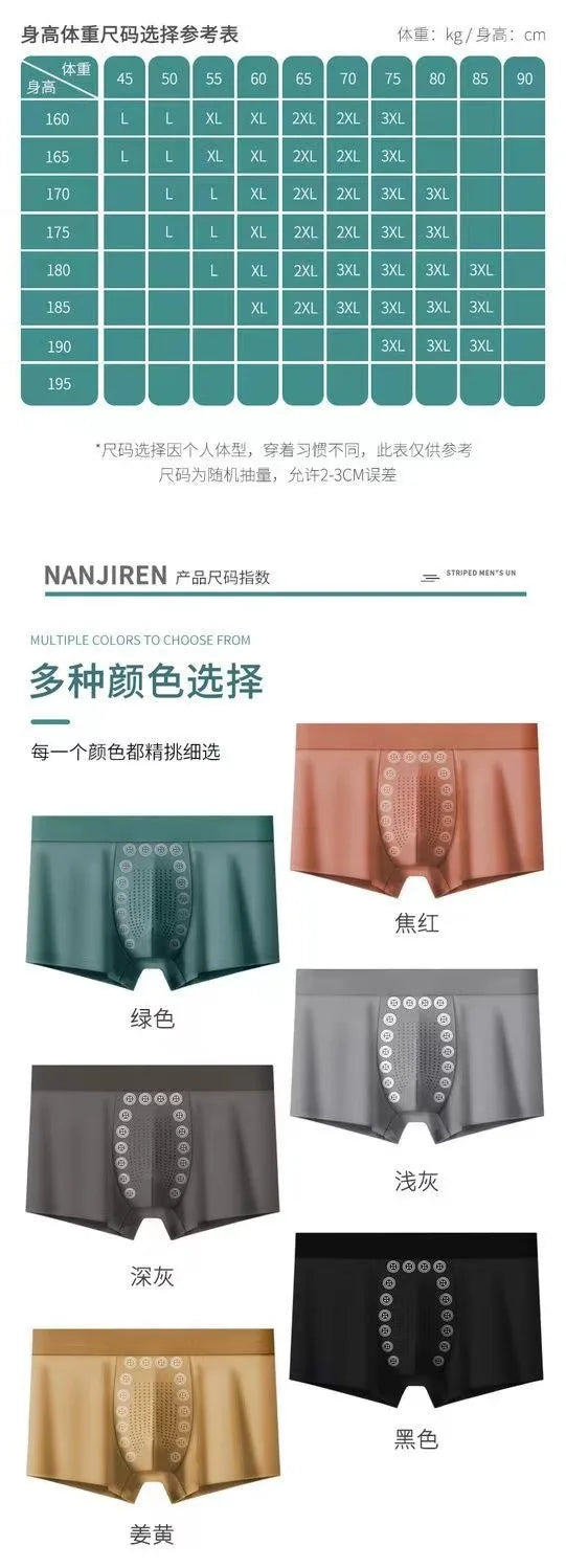 Magnetic Underwear Magnetic Home Physiological Underwear Comfortable L-3XL Enlargement Men&