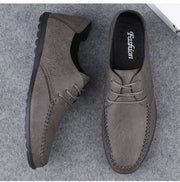 Leather Men Shoes Fashion Formal Men Shoes Moccasins Italian Breathable Male Driving Shoes Black Plus Size 38-47