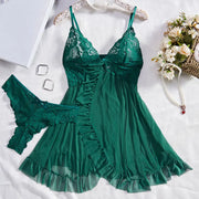 Erotic Underwear Sleepwear Sexy Lingerie Woman Transparent Porno Sexual Clothing Babydoll Underwear Crotchless Sleepwear Pajamas