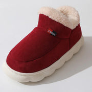 Smile PoP Winter Plush Men Cotton Shoes Warm Plush Men House Slippers Outdoor Soft Non Slip Women's Shoes Casual Furry Men Shoes