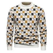 New Imitation Mink Sweater Soft and Comfortable  Fashion Warm Knit Sweater  Men Clothing