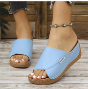 Women Sandals Shoes Summer Outdoor Women's Shoes Slip On Sandals Ladies Wedge Women Shoe Comfortable Footwear Slipper Female