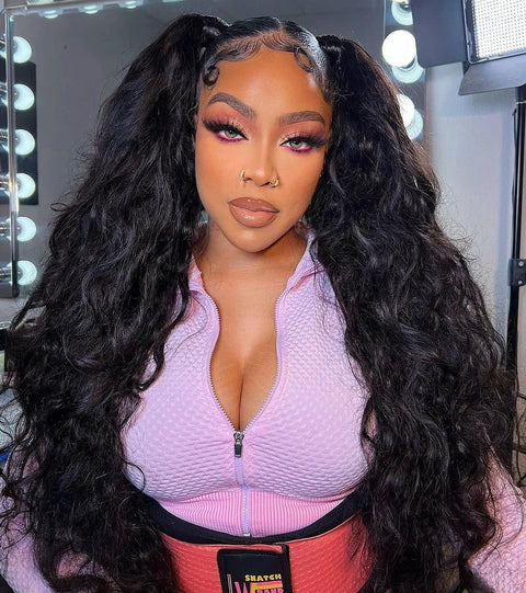 40 Inch 13x4 13x6 HD Body Wave Lace Front Wig Pre Plucked Loose Wave Lace Frontal Wig 100% Human Hair Wigs For Black Women