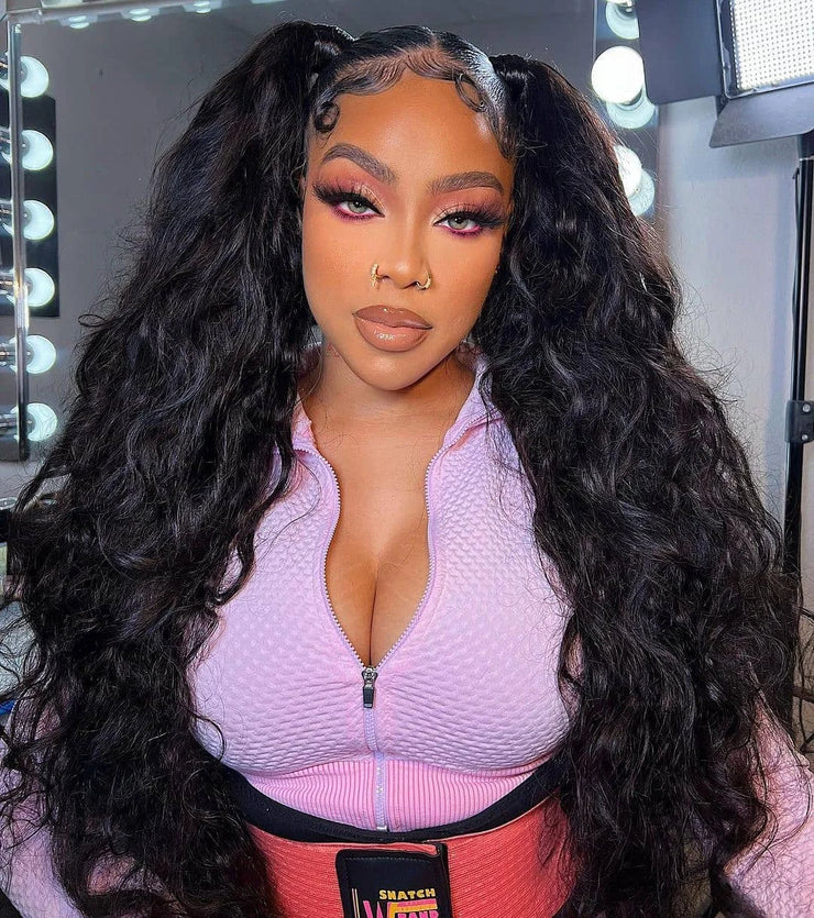 40 Inch 13x4 13x6 HD Body Wave Lace Front Wig Pre Plucked Loose Wave Lace Frontal Wig 100% Human Hair Wigs For Black Women