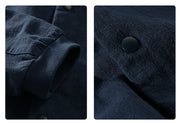 men clothing fashion 2024 linen men's jackets Spring Autumn Coat casual mens tops simple solid clothes for men