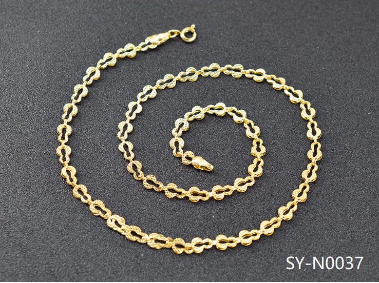 ZEA Dear Jewelry Bohemia Jewelry Link Chain Necklace For Women High Quality Copper Jewelry For Engagement Dubai Jewelry Findings