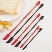 1Pc Silicone Double-End Cosmetic Spoons Odorless Mini Jar Scraper Set for Candle Making, Makeup & Beauty Product Residue Removal