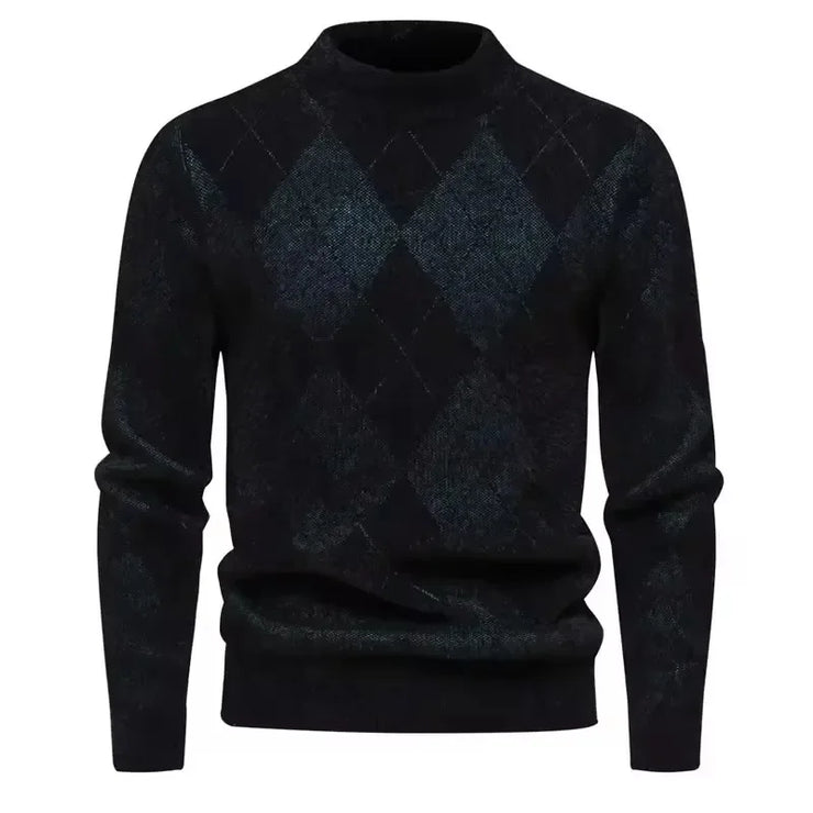 New Imitation Mink Sweater Soft and Comfortable  Fashion Warm Knit Sweater  Men Clothing