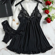 Erotic Underwear Sleepwear Sexy Lingerie Woman Transparent Porno Sexual Clothing Babydoll Underwear Crotchless Sleepwear Pajamas