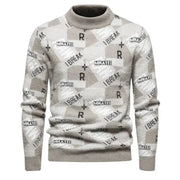 New Imitation Mink Sweater Soft and Comfortable  Fashion Warm Knit Sweater  Men Clothing