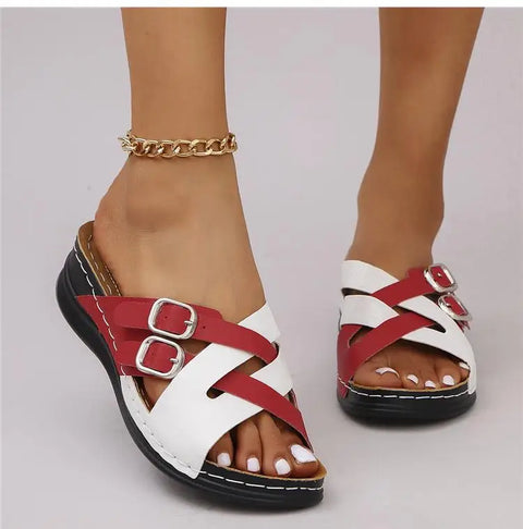 Summer Shoes Women Sandals Beach Ladies Shoes Slides Sandals Ladies Wedge Women Shoe Elegant Slippers Women Female Footwear