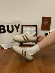 Women's Shoes Autumn New Fashion Casual Shoes College Style Wide Toe Soft Comfortable Flat Shoes Outdoor Casual Sports Shoes2024
