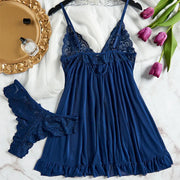 Erotic Underwear Sleepwear Sexy Lingerie Woman Transparent Porno Sexual Clothing Babydoll Underwear Crotchless Sleepwear Pajamas