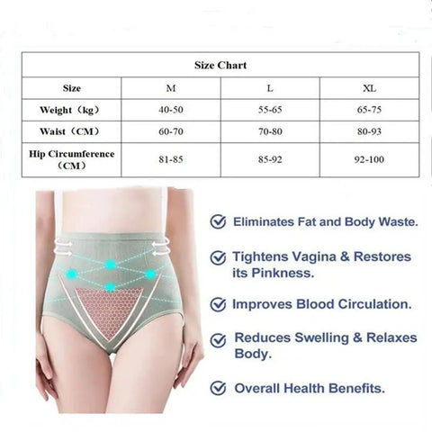 Tight Underwear Shaping Underwear Graphene Honeycomb Underwear Women&
