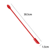 1Pc Silicone Double-End Cosmetic Spoons Odorless Mini Jar Scraper Set for Candle Making, Makeup & Beauty Product Residue Removal