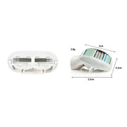 Women's 3-layer safety razor blade for facial/leg/armpit/bikini line beauty hair removal shaver