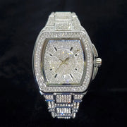 New Luxury Diamond Watch for Men Fashion Shiny Party Jewelry Watches Hip Hop Iced Out Bling Golden Relogio Masculino Dropshiping