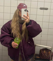 Women's Clothing 2025 Winter Street Fashion Loose Baseball Jacket Loose Jacket Cotton Coat Female Coat Winter Jacket Women