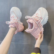 Women's Shoes Casual Shoes Spring Sneakers Platform Woman-shoes Tennis Female Fashion Thick Sole 2024 Roses Trainers Increased I