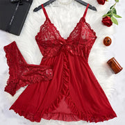 Erotic Underwear Sleepwear Sexy Lingerie Woman Transparent Porno Sexual Clothing Babydoll Underwear Crotchless Sleepwear Pajamas