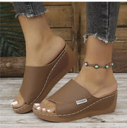 Women Sandals Shoes Summer Outdoor Women's Shoes Slip On Sandals Ladies Wedge Women Shoe Comfortable Footwear Slipper Female