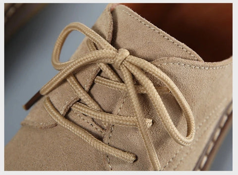 Fashion Woman Comfortable Daily Business Office Shoes Lace Up Genuine Leather Casual Women&